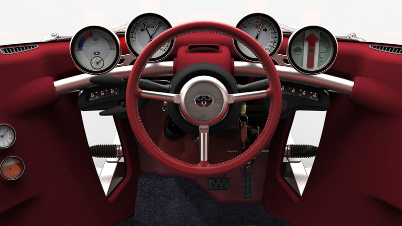 Illustration for article titled Toyota's Kikai Concept Is An Amazing Mid/Rear-Engine Hot Rod Robot Car